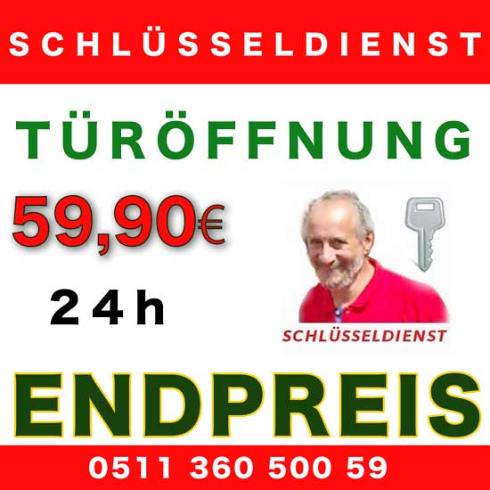 Schlüsseldienst Hannover Preis: Türöffnung