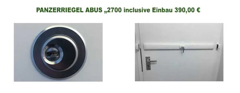 Panzerriegel - Querriegel Ansieht - Angebot 2024